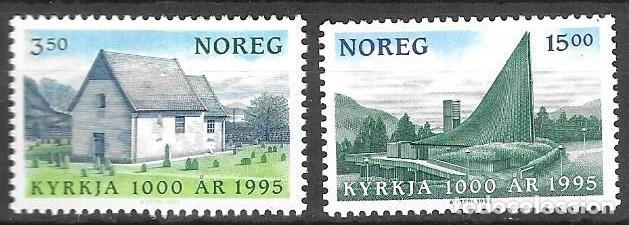 Sellos: SELLOS USADOS ( sin marcas de matasellos) DE NORUEGA 1995, YT 1133/ 34