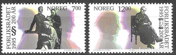 Sellos: SELLOS** DE NORUEGA 1995, YT 1142/ 43
