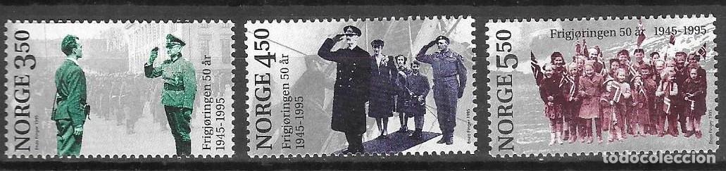 Sellos: SELLOS** DE NORUEGA 1995, YT 1135/ 37