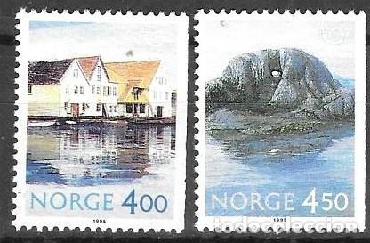Sellos: SELLOS* DE NORUEGA 1995, YT 1138/ 39 ( sin dentar derecha)