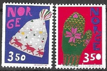 Sellos: SELLOS** DE NORUEGA 1995, YT 1157/ 58
