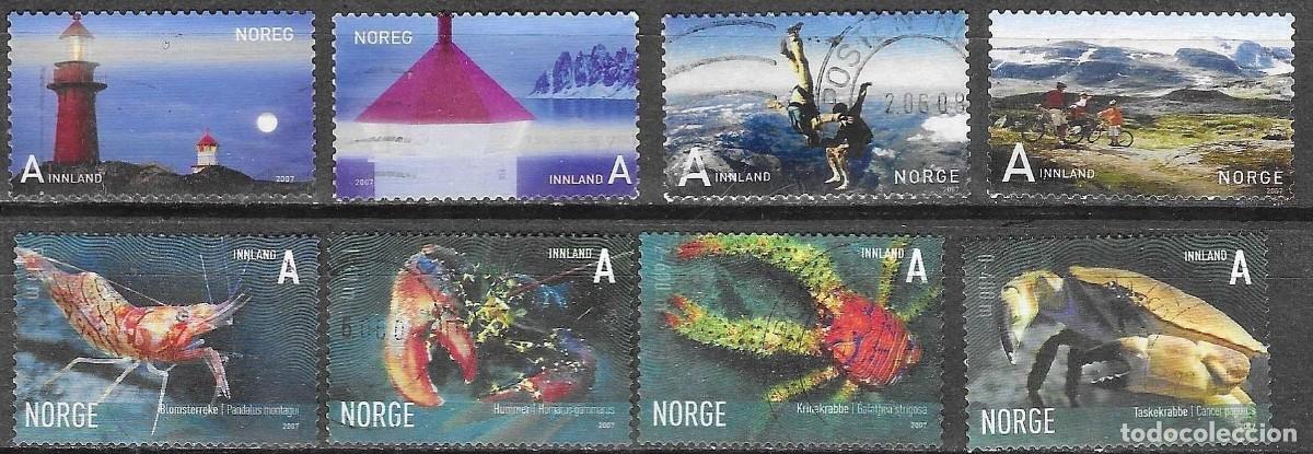 Selos: LOTE DE SELLOS USADOS DE NORUEGA 2007
