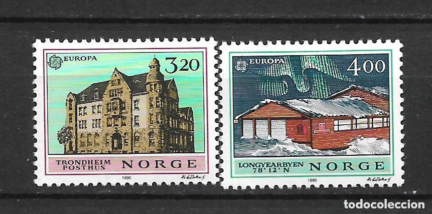 Sellos: noruega 1990 scott 980/981 ** mnh europa cept 13&euro; - 9/56