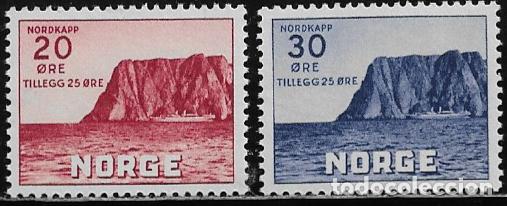 Sellos: NORUEGA 1938, Mi. 198/99 - CABO NORTE. MNH.