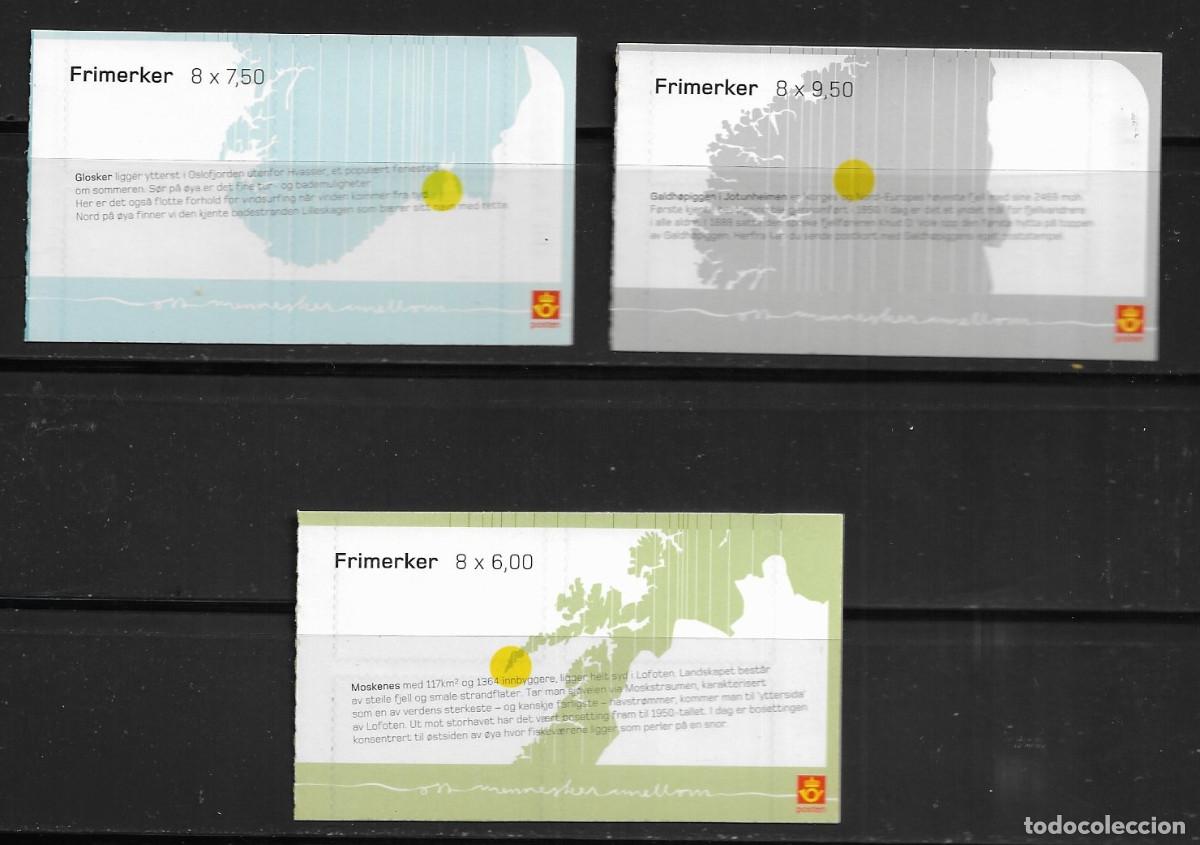 Sellos: NORUEGA 2004, CARNETS Ivert 1440/42 - EUROPA. MNH.