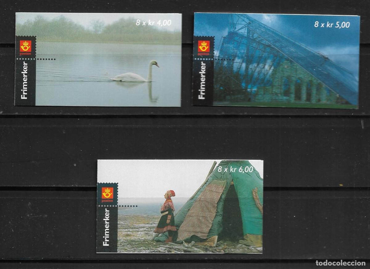 Sellos: NORUEGA 1999, CARNETS Ivert 1264/66 - TURISMO. MNH.