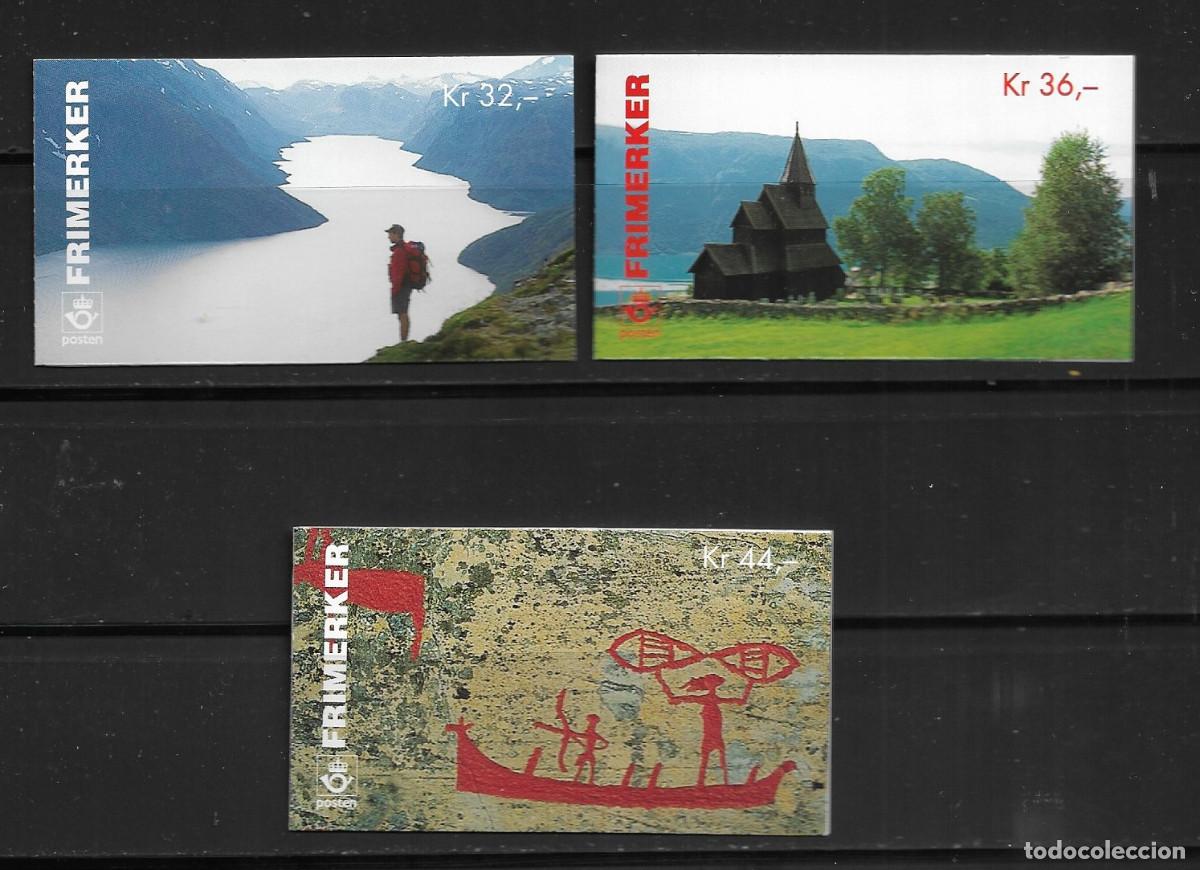 Sellos: NORUEGA 1996, CARNETS Ivert 1163/65 - TURISMO. MNH.
