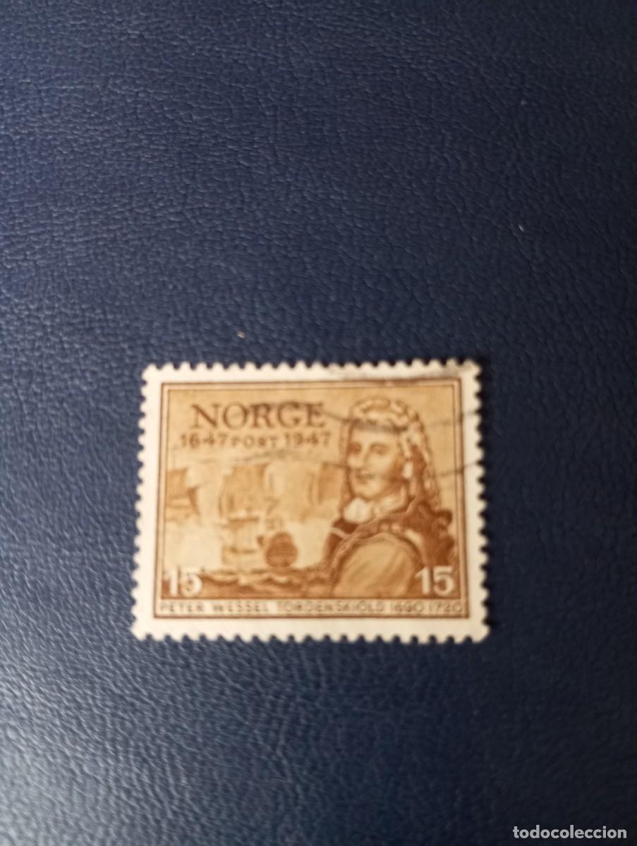 Sellos: NORUEGA, 1947 EXPLORADOR PETER WESSEL TORDENSKIOL