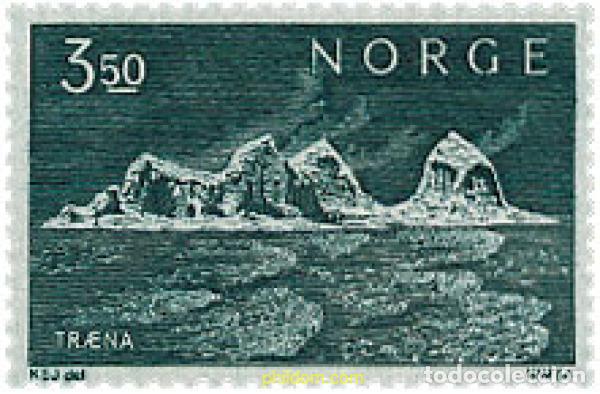 Sellos: 102076 MNH NORUEGA 1969 ISLA TRAENA SITUADA EN EL LITORAR NORTE