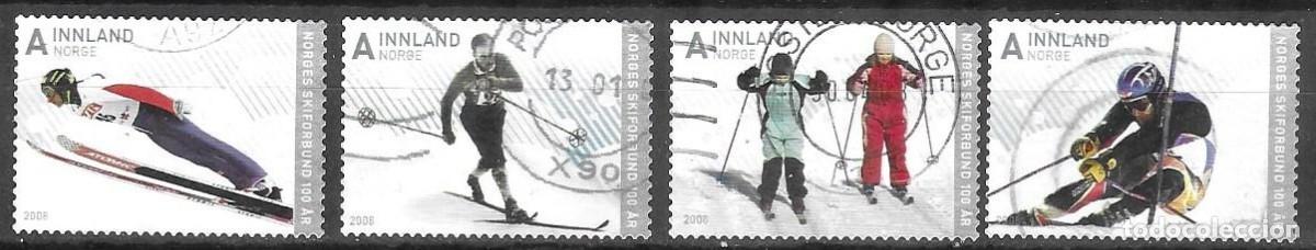 Sellos: SELLOS USADOS DE NORUEGA 2008, YT 1583/ 86