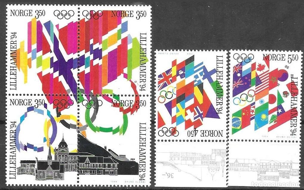 Sellos: SELLOS** DE NORUEGA 1994, YT 1100/ 05