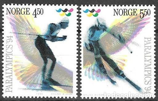 Sellos: SELLOS** DE NORUEGA 1994, YT 1109/ 10
