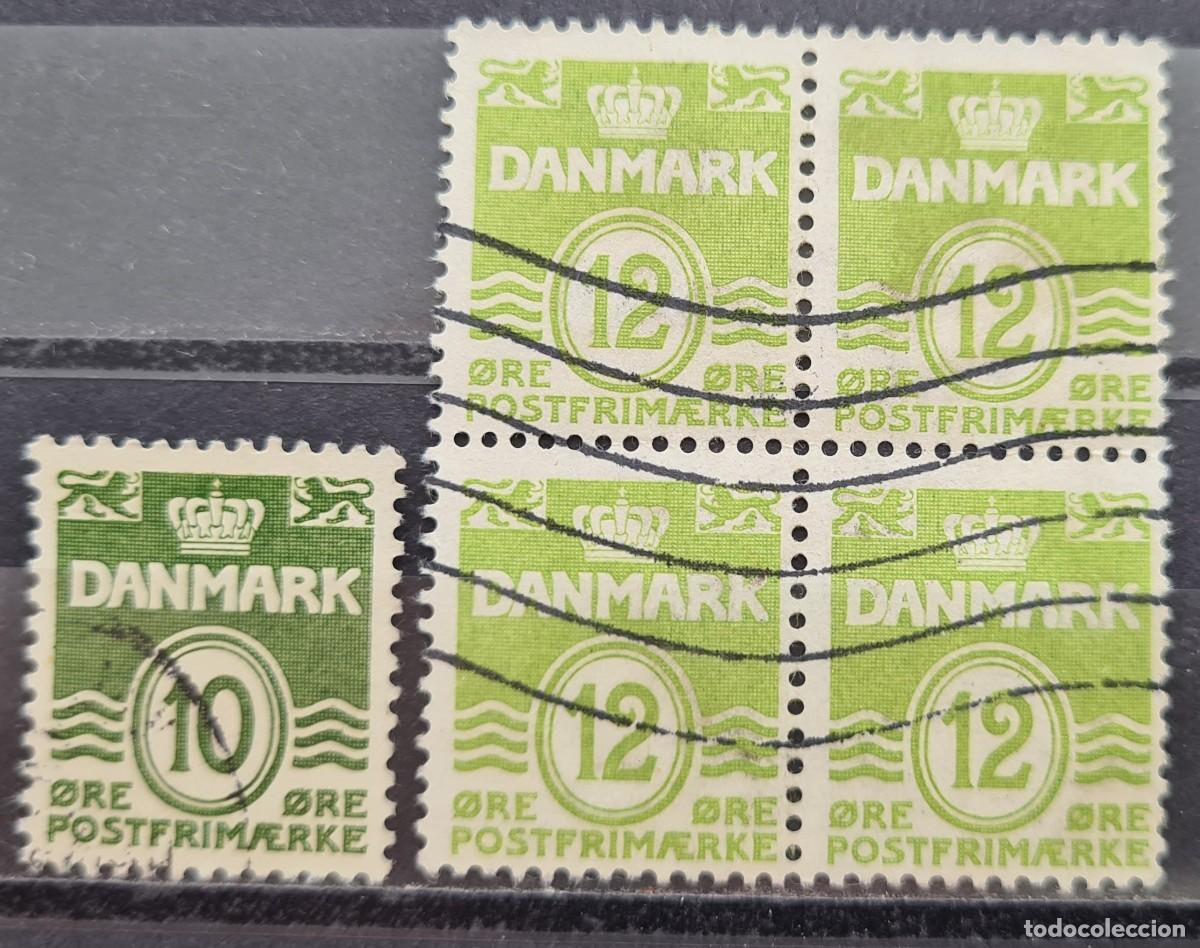 Stamps: Serie completa de sellos usados de Dinamarca 1950-52