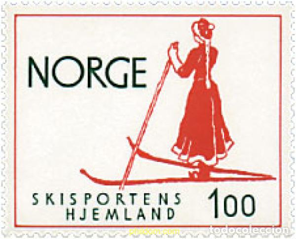 Sellos: 271069 MNH NORUEGA 1975 NORUEGA LA CUNA DEL ESQUI