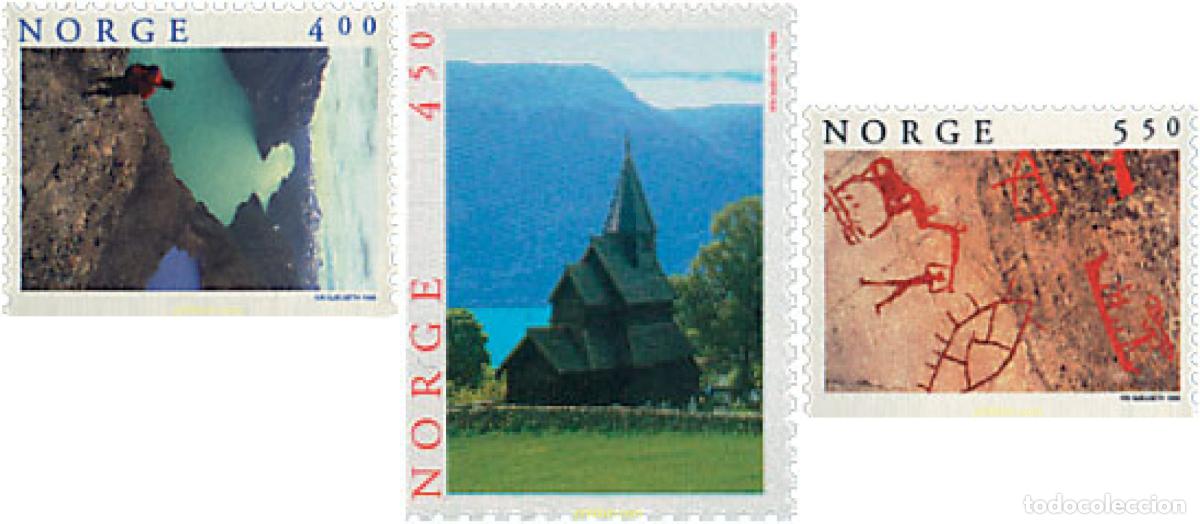 Sellos: 68466 MNH NORUEGA 1996 TURISMO