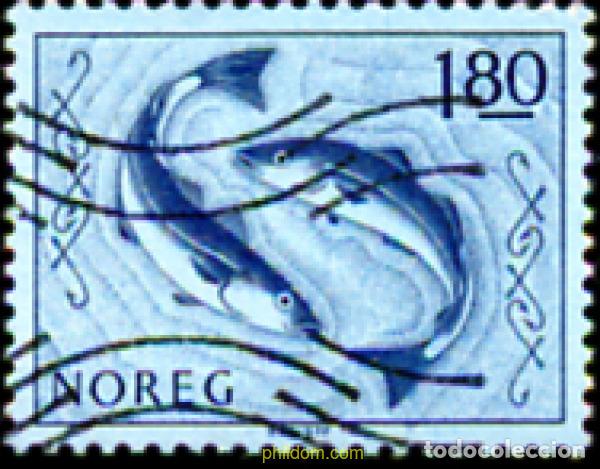 Sellos: 209459 USED NORUEGA 1977 PESCA