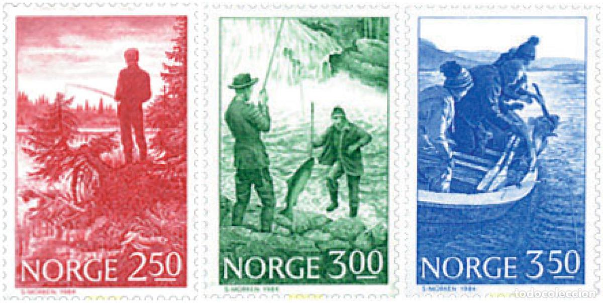 Sellos: 68400 MNH NORUEGA 1984 PESCA DEPORTIVA