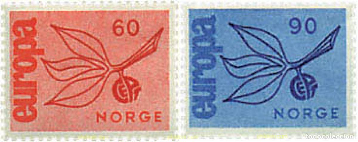 Sellos: 62100 MNH NORUEGA 1965 EUROPA CEPT. ESPIGA EUROPA
