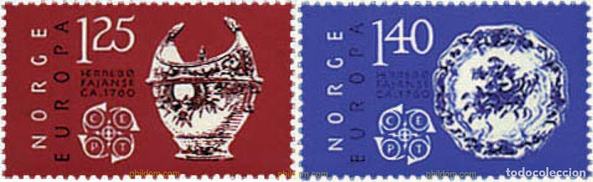 Sellos: 62295 MNH NORUEGA 1976 EUROPA CEPT 1976 - ARTESANIA