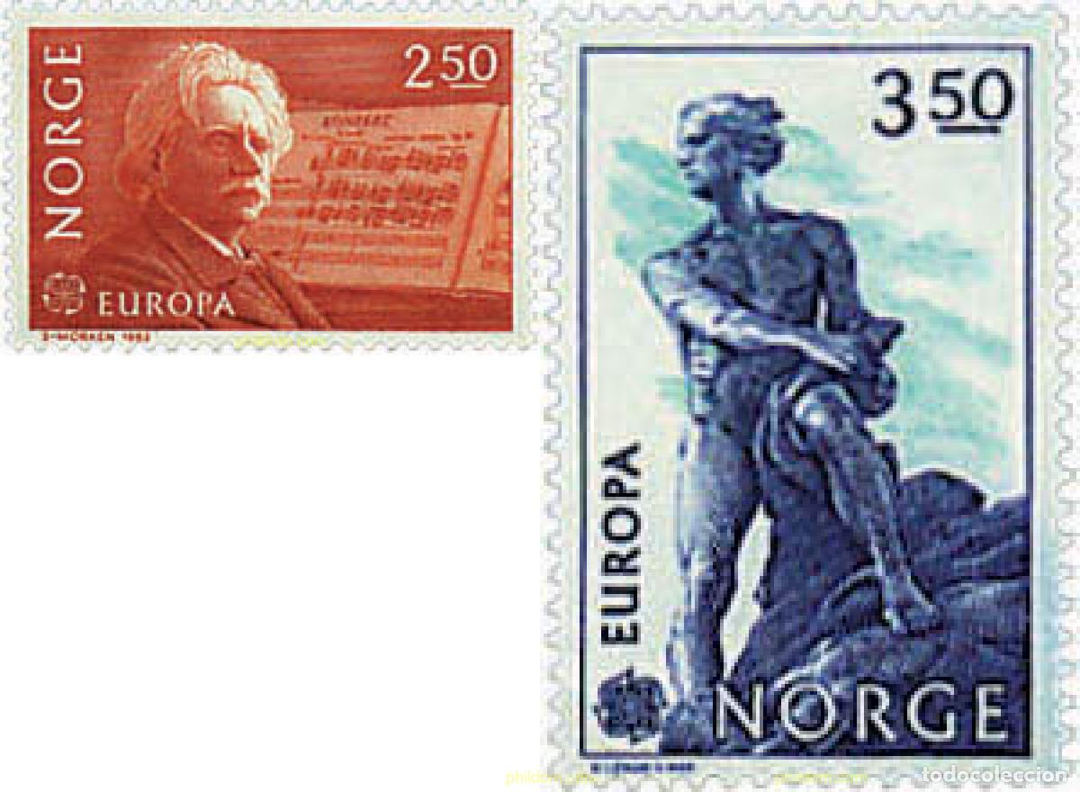 Sellos: 62536 MNH NORUEGA 1983 EUROPA CEPT. GRANDES OBRAS DE LA HUMANIDAD