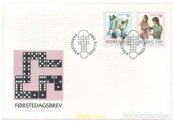 Sellos: 24201 MNH NORUEGA 1989 EUROPA CEPT. JUEGOS INFANTILES