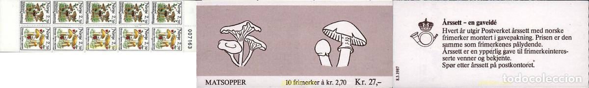 Francobolli: 3427 MNH NORUEGA 1987 SETAS