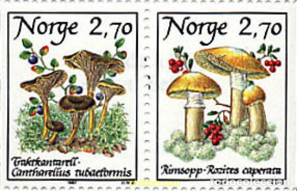 Francobolli: 348439 MNH NORUEGA 1987 SETAS