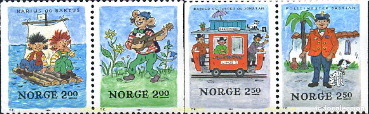 Sellos: 228807 MNH NORUEGA 1984 CUENTOS INFANTILES
