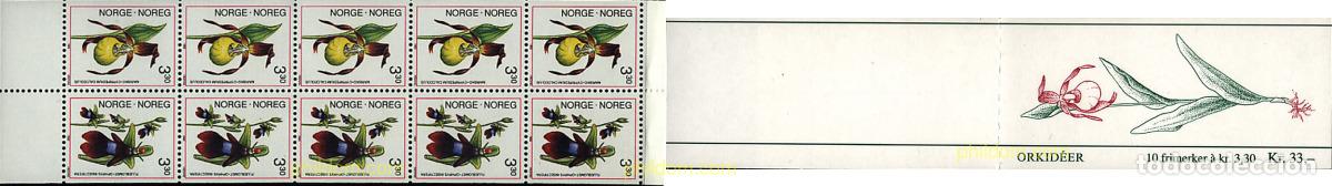 Sellos: 1730 MNH NORUEGA 1992 ORQUIDEAS