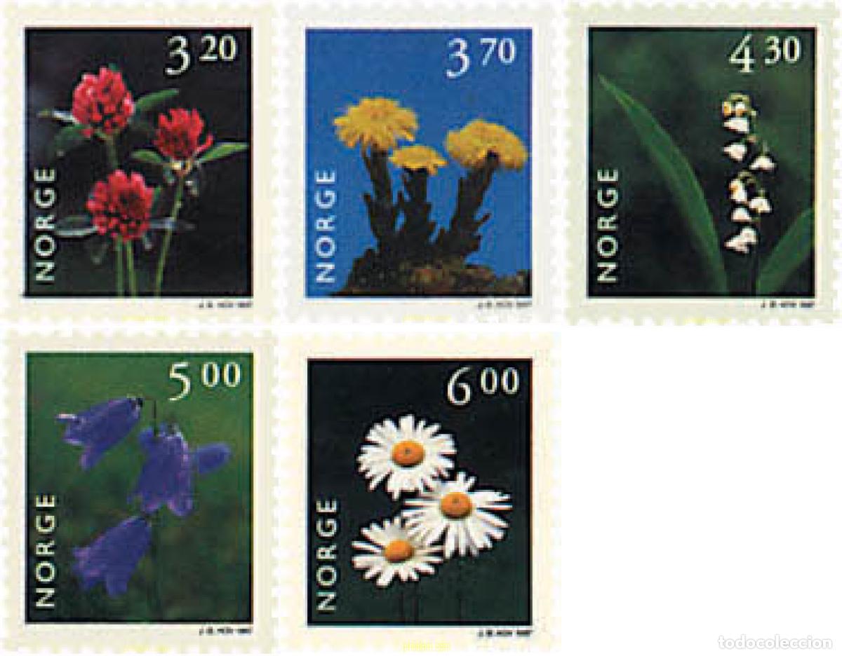 Sellos: 94903 MNH NORUEGA 1997 FLORES