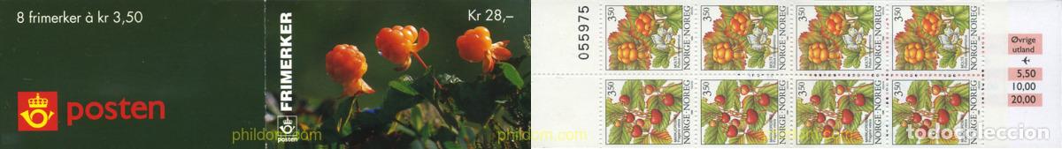 Sellos: 2156 MNH NORUEGA 1996 FRUTOS SALVAJES
