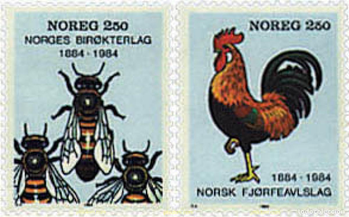 Sellos: 47380 MNH NORUEGA 1984 ANIVERSARIO DE ASOCIACIONES