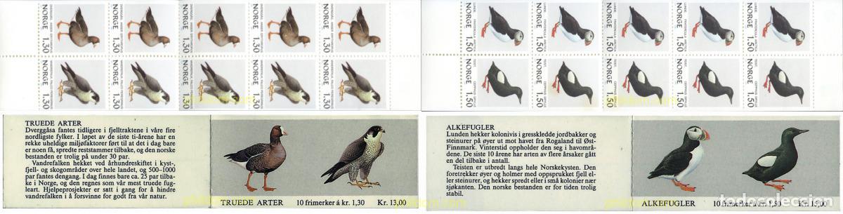 Sellos: 120875 MNH NORUEGA 1981 AVES