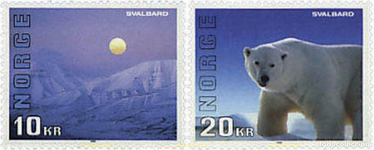 Sellos: 68467 MNH NORUEGA 1996 ARCHIPIELAGO DE SVALBARD