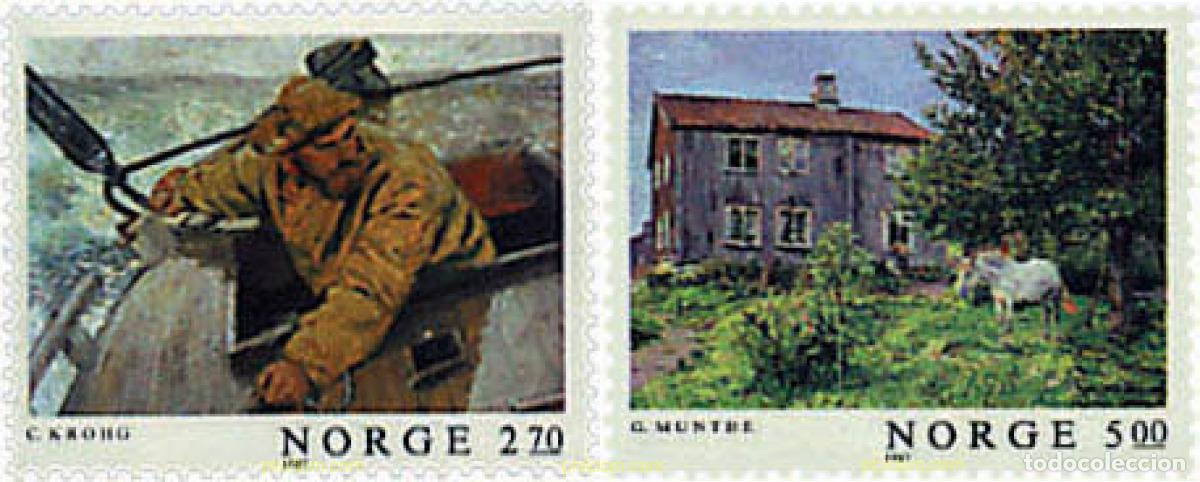 Sellos: 68407 MNH NORUEGA 1987 PINTURAS CLASICAS NORUEGAS