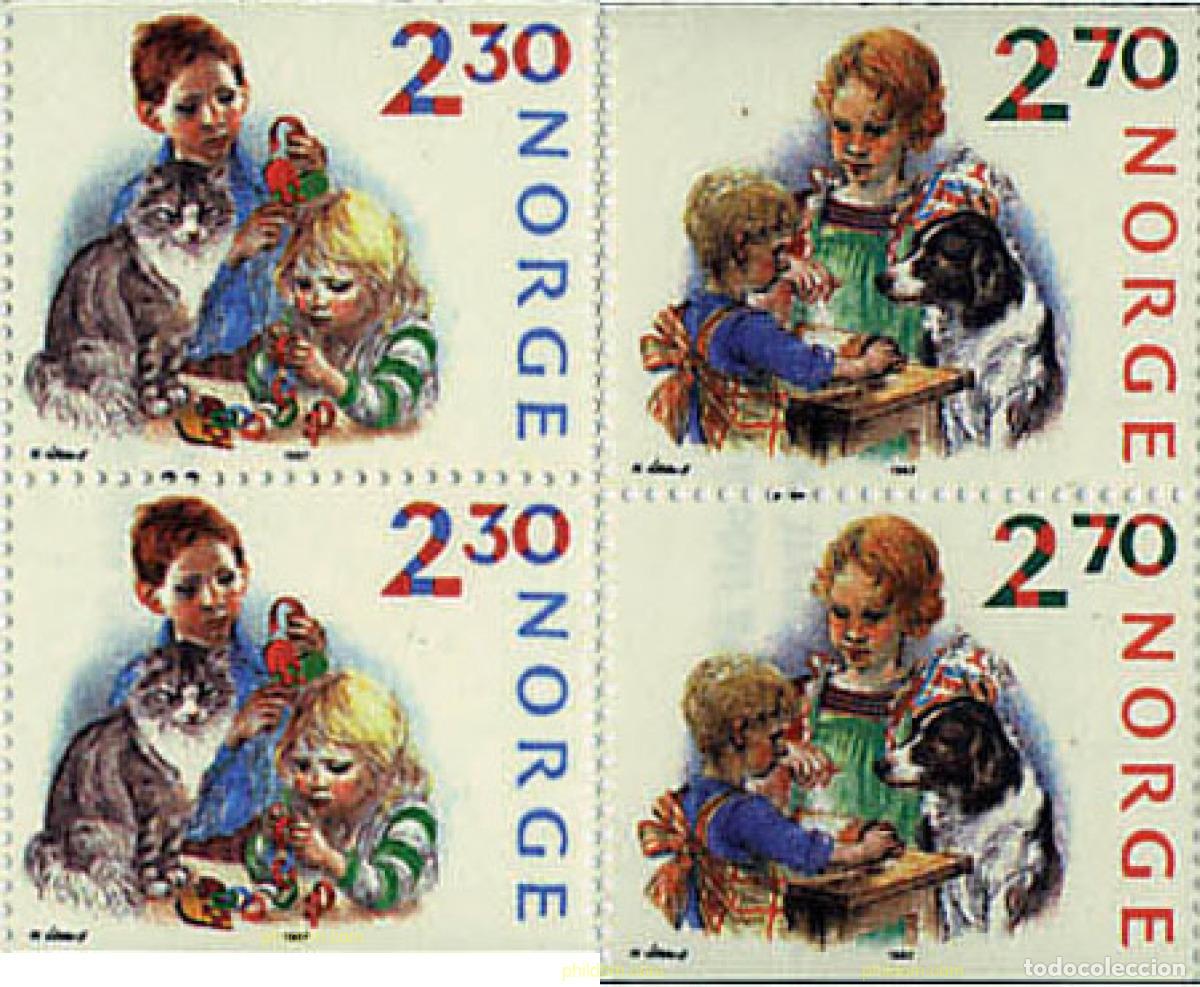 Sellos: 348440 MNH NORUEGA 1987 NAVIDAD