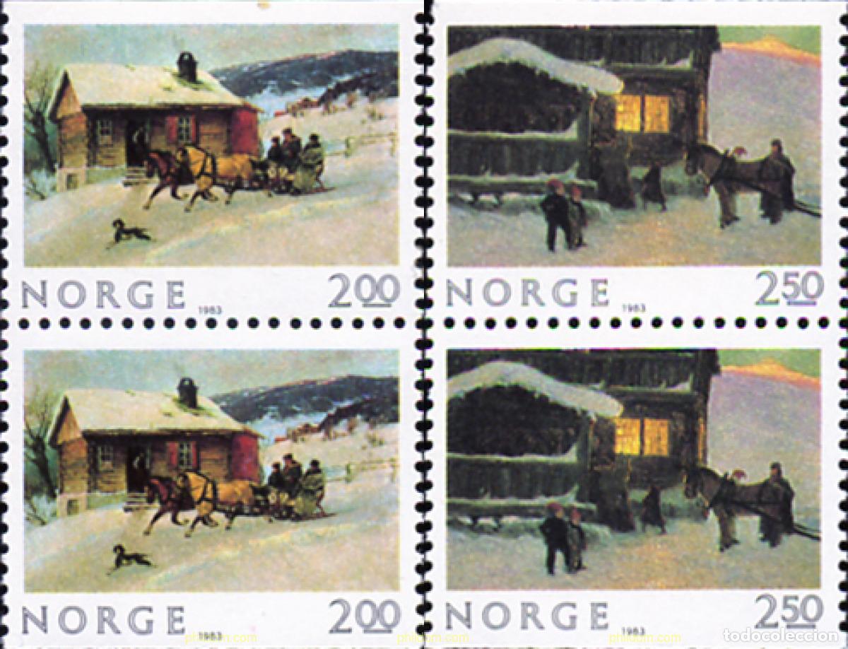 Sellos: 309647 MNH NORUEGA 1983 NAVIDAD