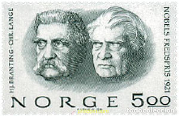 Sellos: 68392 MNH NORUEGA 1981 PREMIOS NOBEL
