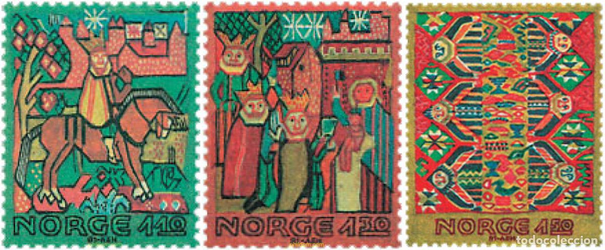 Sellos: 68393 MNH NORUEGA 1981 TAPICES NORUEGOS