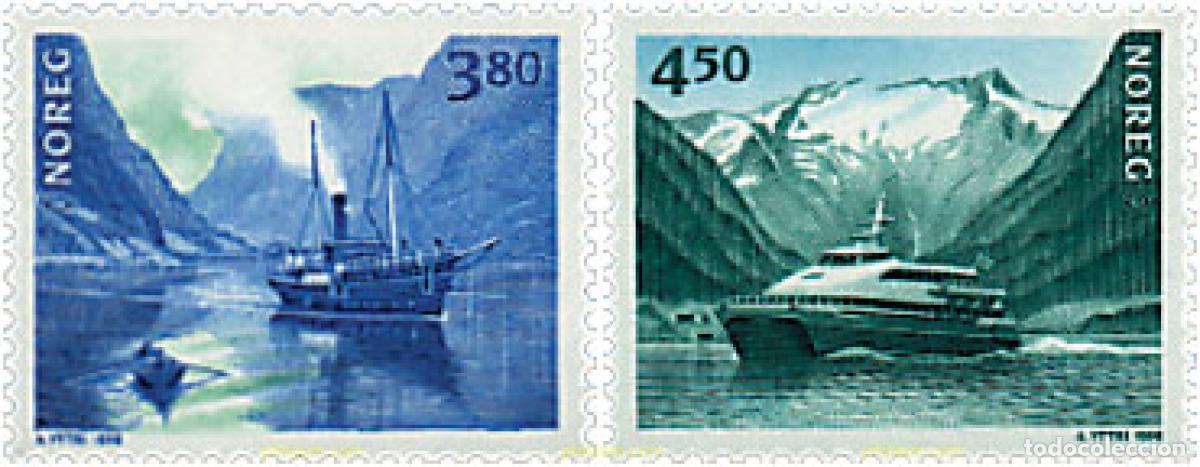Sellos: 35736 MNH NORUEGA 1998 NORDEN 98. LA NAVEGACION MARITIMA TRANSATLANTICA