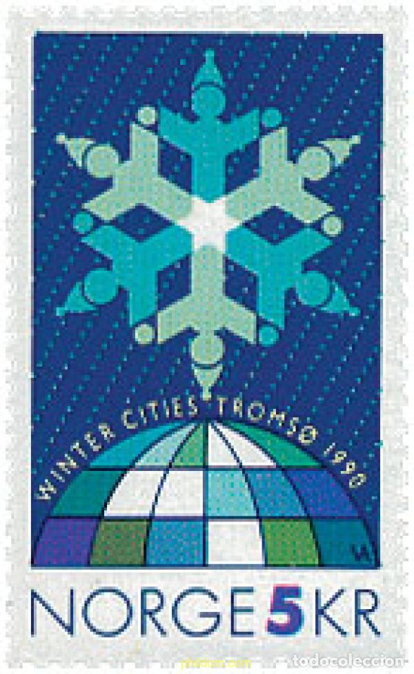 Sellos: 101684 MNH NORUEGA 1990 CONFERENCIA DE LOS PAISES NORDICOS