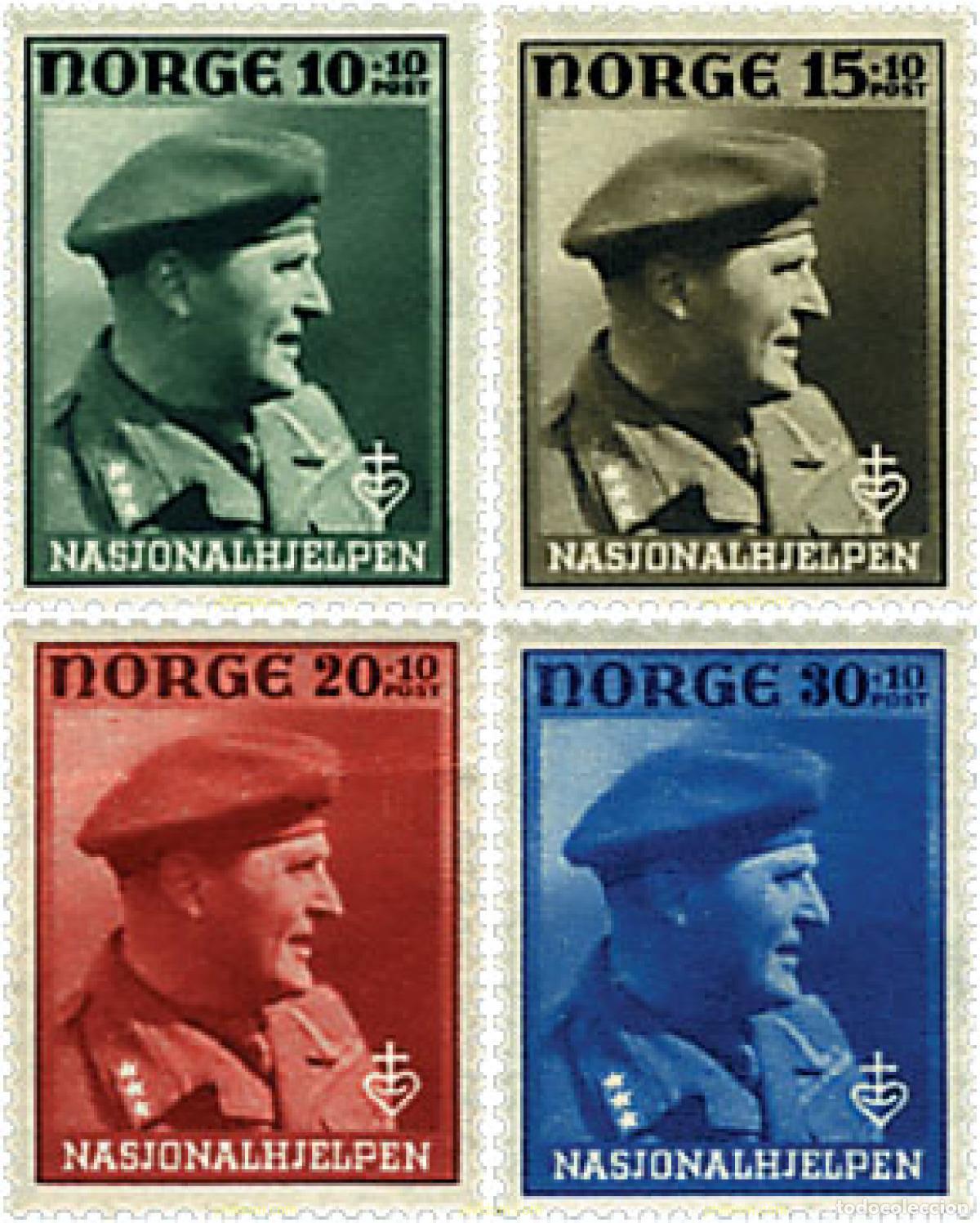 Sellos: 50489 MNH NORUEGA 1946 PRO OBRAS DE ASISTENCIA NACIONAL