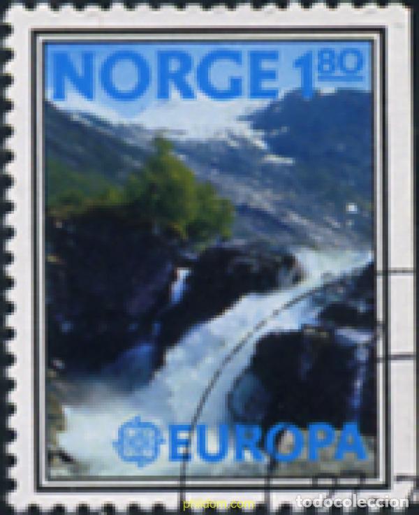 Sellos: 367066 USED NORUEGA 1977 EUROPA CEPT. PAISAJES
