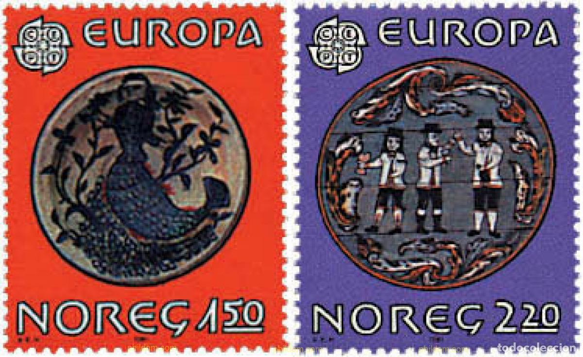 Sellos: 77232 MNH NORUEGA 1981 EUROPA CEPT. FOLCLORE