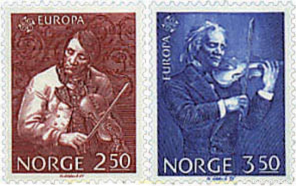 Sellos: 62602 MNH NORUEGA 1985 EUROPA CEPT. A&Ntilde;O EUROPEO DE LA MUSICA