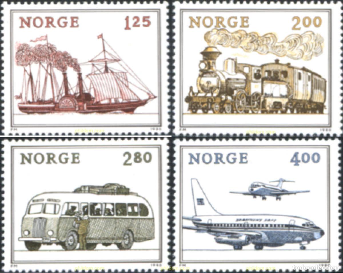 Sellos: 348320 MNH NORUEGA 1980 NORWEX 80. EXPSICION FILATELICA INTERNACIONAL