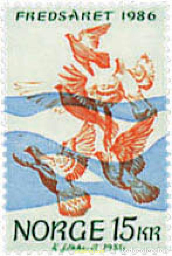 Francobolli: 34749 MNH NORUEGA 1986 A&Ntilde;O INTERNACIONAL DE LA PAZ