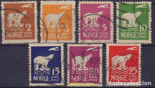 Timbres: 572748 USED NORUEGA 1925 EXPEDICION DE AMUNDSEN AL POLO NORTE
