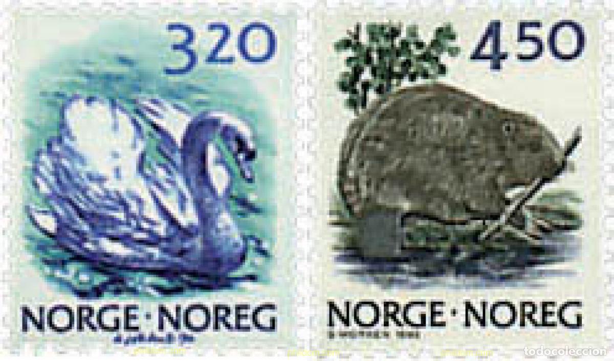 Sellos: 68420 MNH NORUEGA 1990 NATURALEZA