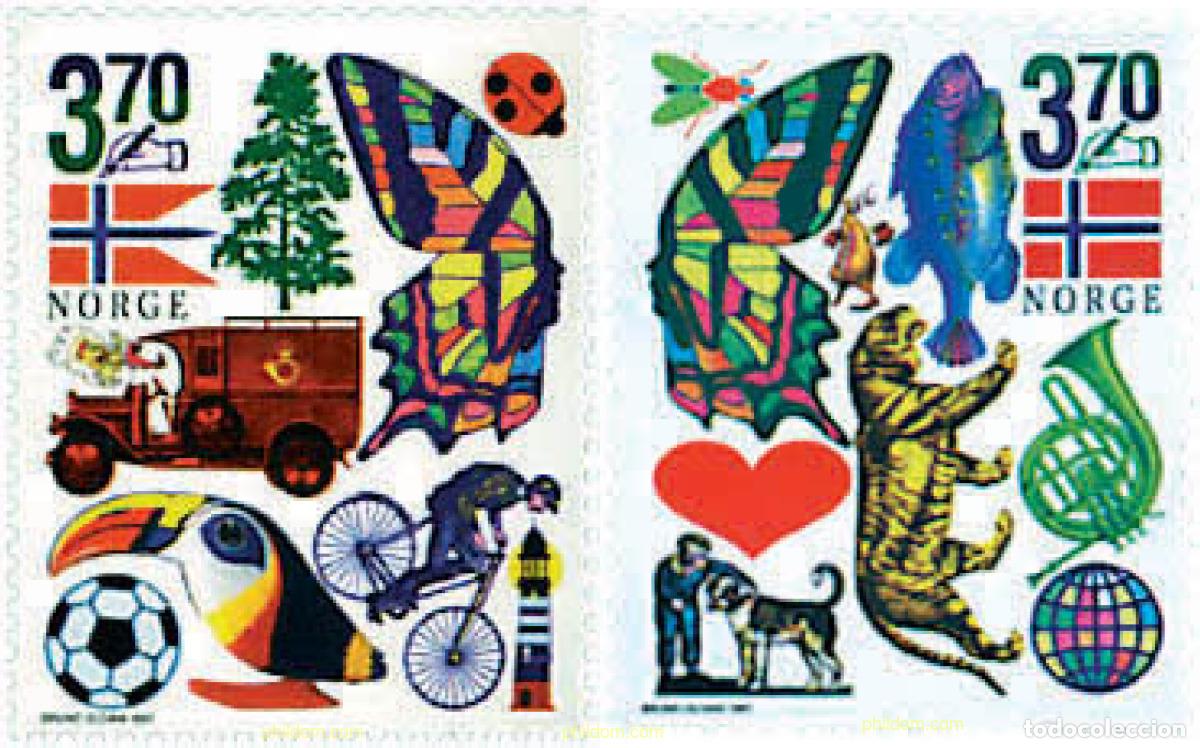 Sellos: 74903 MNH NORUEGA 1997 CLUB FILATELICO JUVENIL
